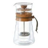 Hario Double Wall Coffee Press Olive Wood -Café Séries Boutique 103916 103916 hario double wall french press olive wood