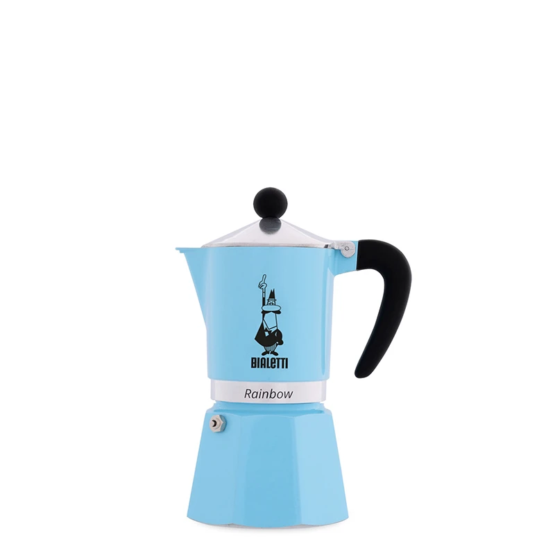 Bialetti Rainbow 3 Tassen Hellblau 3 Bialetti Rainbow 3 Tassen Hellblau