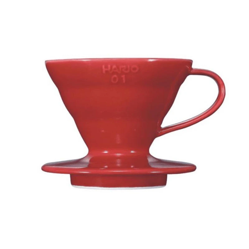 Hario V60 Keramik Dripper Größe 01 Rot 3 Hario V60 Keramik Dripper Größe 01 Rot