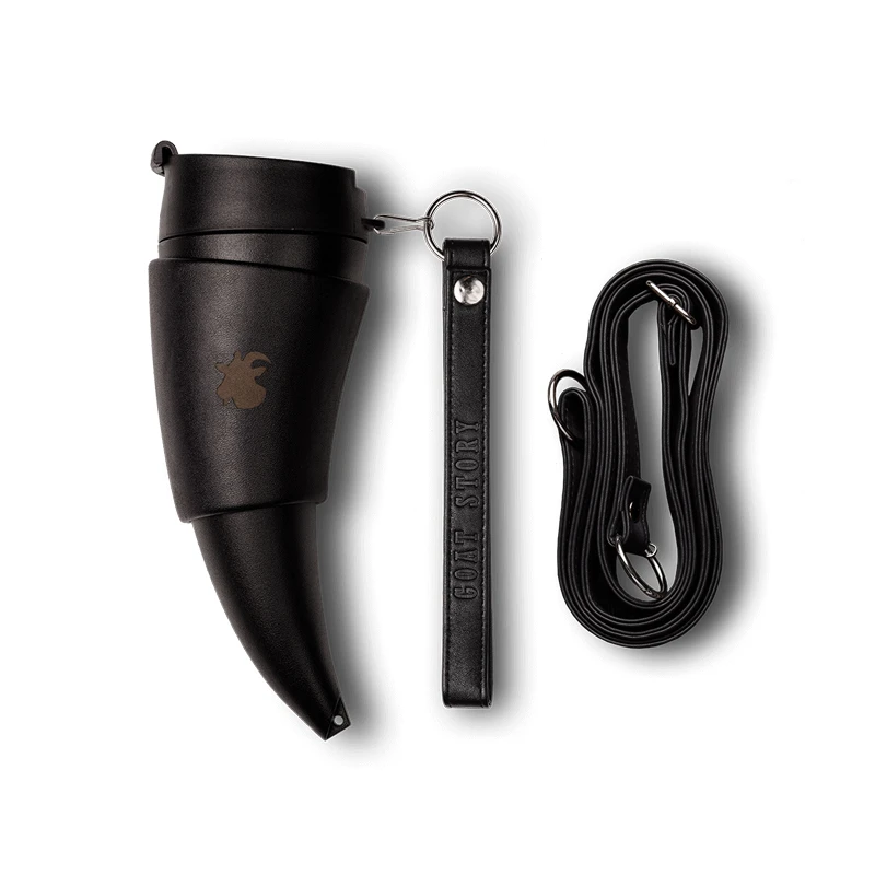 Goat Mug Kunstleder Schwarz 350 Ml – Bild 2