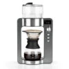 Pour Over Filterkaffeemaschine + Waage Edelstahl Schwarz