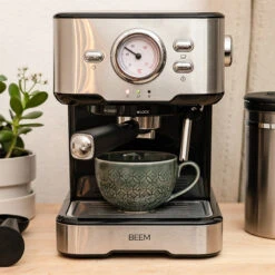 Siebträgermaschine Espresso Select Schwarz Edelstahl -Café Séries Boutique 105408 105408 beem siebtragermaschine espresso select kueche