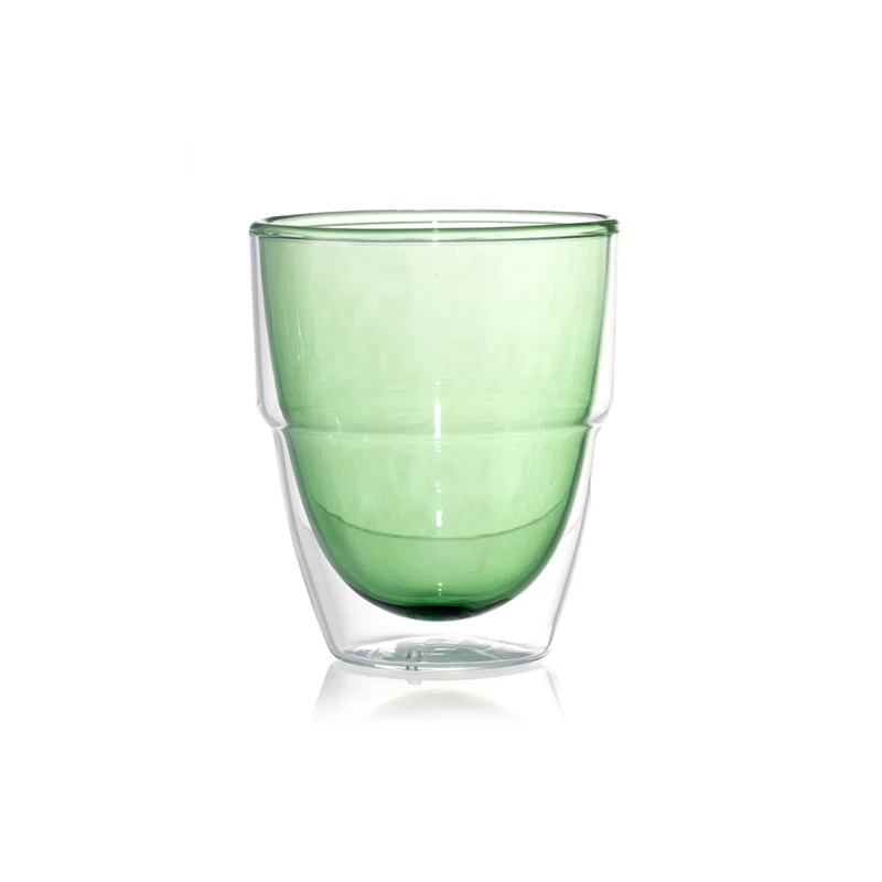 Stack Thermo Glass 200 Ml Semi-Green 3 Stack Thermo Glass 200 Ml Semi-Green
