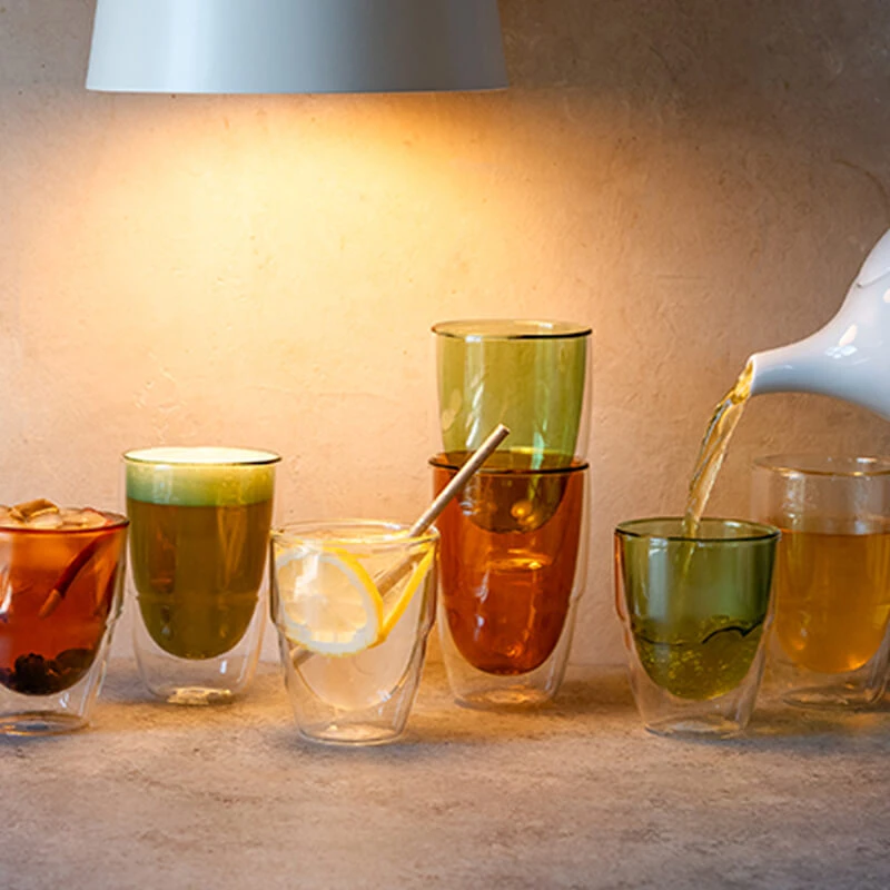 Stack Thermo Glass 200 Ml Semi-Green 5 Stack Thermo Glass 200 Ml Semi-Green – Bild 3