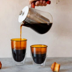 Stack Thermo Glass 200 Ml Semi-Amber -Café Séries Boutique 105415 105415 carl henkel stack thermo glass 200 ml semi amber zweistueck