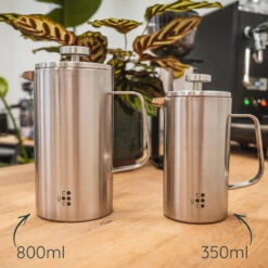 Frenchpress 800 Ml Edelstahl Gebürstet -Café Séries Boutique 105545 105545 coyooco frenchpress 800ml edelstah gebuerstet 3