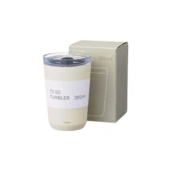 Kinto To-Go Tumbler 360 Ml Mit Stöpsel Weiss -Café Séries Boutique 105565 105565 kinto togotumbler 360ml with plug white 3